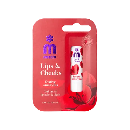 Lips&Cheeks Balzam za usne i rumenilo Red Amaryllis, 4,5g