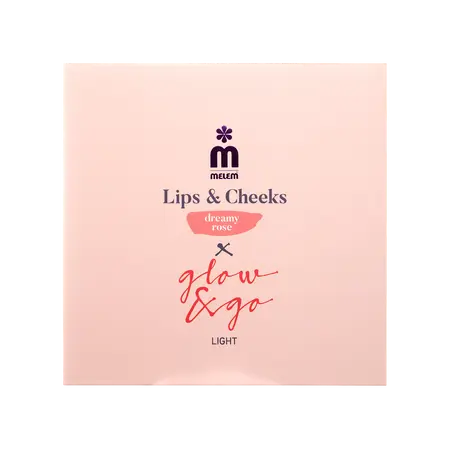 Lips & Cheeks Dreamy Rose i Glow&Go poklon paket, 1 kom