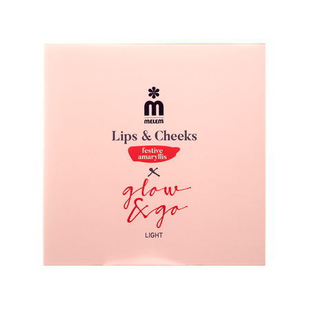 Lips & Cheeks Red Amaryllis i Glow&Go poklon paket, 1 kom