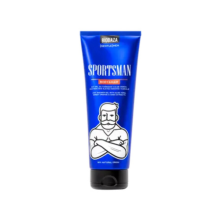 Sportsman 2u1 Body&Hair Gel za tuširanje i pranje kose, 220 ml