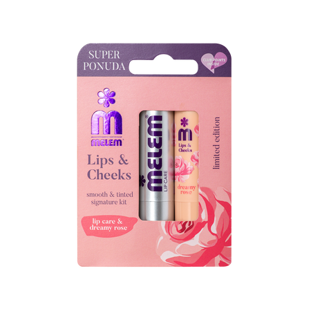 Lips & Cheeks duopack lip care & dreamy rose, 2 x 4,5 g-1