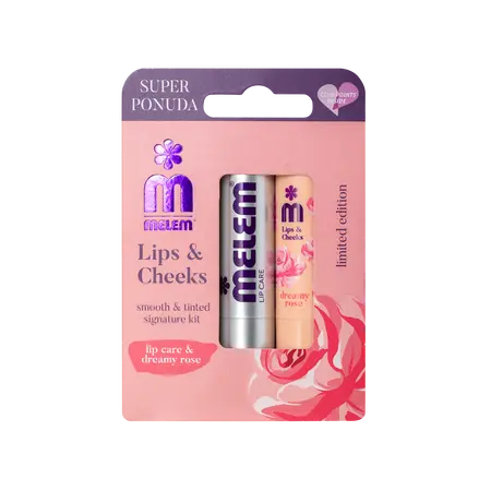 Lips & Cheeks duopack lip care & dreamy rose, 2 x 4,5 g-1