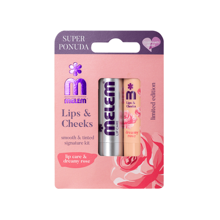 MELEM LIPS&CHEEKS DREAMY ROSE DUOPACK 2X4,5 g