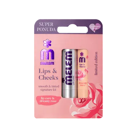 Lips & Cheeks duopack lip care & dreamy rose, 2 x 4,5 g
