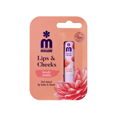 Lips&Cheeks Balzam za usne i rumenilo Lovely Dahlia, 4,5 g
