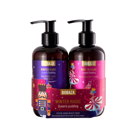 Winter Magic Queen's Pudding Festive hands set, 1 set