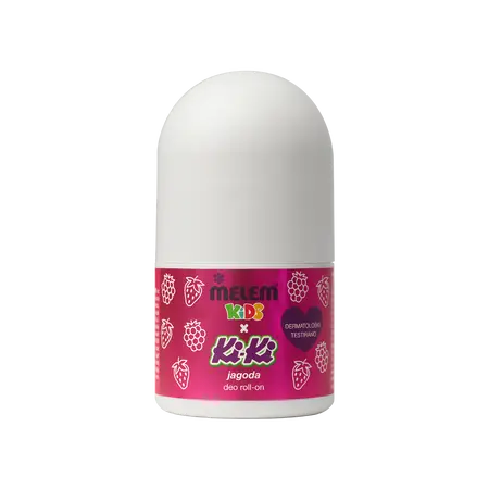 Melem Kids x KiKi Jagoda i Malina, prirodni deo roll-on, 30 ml